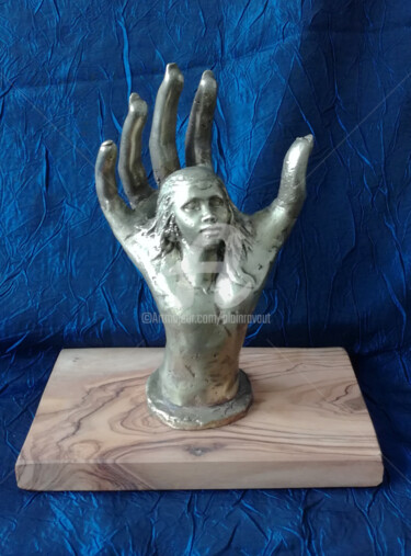 Sculpture intitulée "the fortuneteller's…" par Alain Ravaut, Œuvre d'art originale, Bronze