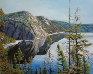 Peinture intitulée "Saguenay-Québec.jpg" par Alain Talbot, Œuvre d'art originale