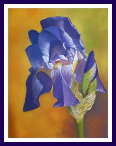 Painting titled "IRIS" by Alain Vasselin, Original Artwork