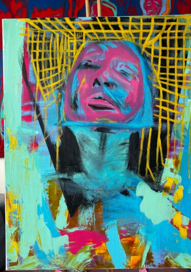 Malarstwo zatytułowany „Strong” autorstwa Alan Chac, Oryginalna praca, Akryl
