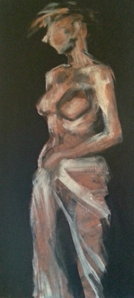 Painting titled "Showgirl 2 - Alan P…" by Alan Price-Roberts, Original Artwork, Acrylic