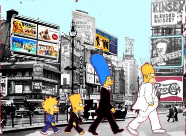 Peinture intitulée "Simpson's Walk" par Alan Berg, Œuvre d'art originale