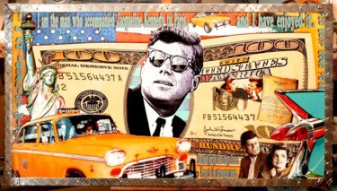 Painting titled "Kennedy" by Alan Berg, Original Artwork