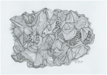 Desenho intitulada "O Gorducho" por Ana Alão Colle Marques, Obras de arte originais, Tinta