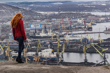 Fotografie mit dem Titel "Murmansk girl - Sig…" von Alban Luherne, Original-Kunstwerk, Nicht bearbeitete Fotografie