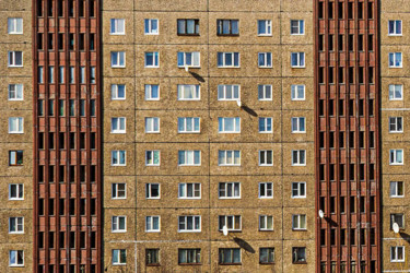 Fotografie mit dem Titel "Zapoliorny facade I…" von Alban Luherne, Original-Kunstwerk, Nicht bearbeitete Fotografie