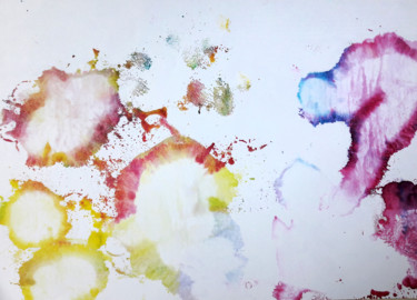 Εκτυπώσεις & Χαρακτικά με τίτλο "Rainbow Pastel" από Albanne Cannet, Αυθεντικά έργα τέχνης, Μονοτυπία