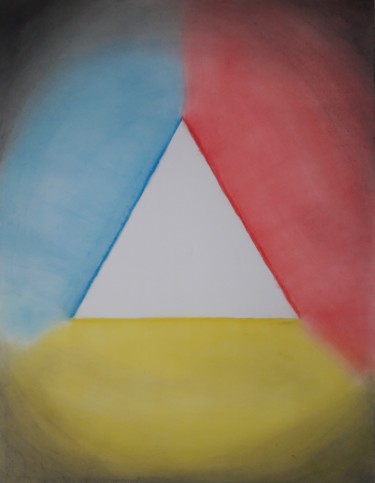 Dessin intitulée "Science-Art-Spiritu…" par Albanne Cannet, Œuvre d'art originale, Pastel