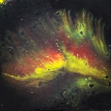 Malerei mit dem Titel "Carbone" von Albanne Cannet, Original-Kunstwerk, Acryl