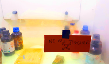 Fotografía titulada "Ne pas toucher" por Albanne Cannet, Obra de arte original, Fotografía digital