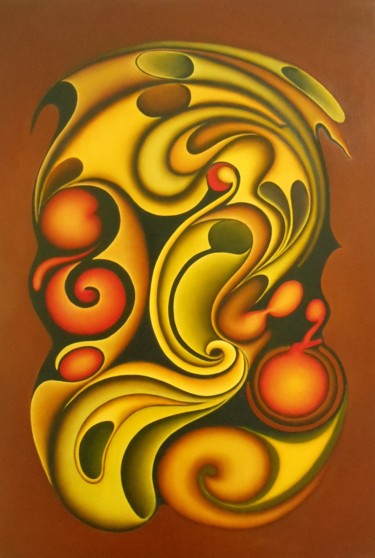 SANS TITRE VIIII Peinture intitulée "SANS TITRE VIIII" par Albéric Albéric Bouillet, Œuvre d'art originale, Huile