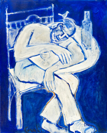 Pintura titulada "Bar Boya. -  Boya b…" por Albert Cruells, Obra de arte original, Acrílico Montado en Bastidor de camilla d…