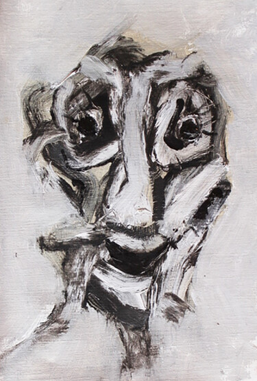 Картина под названием "Un pianista. - A pi…" - Albert Cruells, Подлинное произведение искусства, Акрил