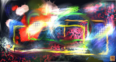 Цифровое искусство под названием "CONSTELATION" - Albert Deak, Подлинное произведение искусства, Цифровая живопись