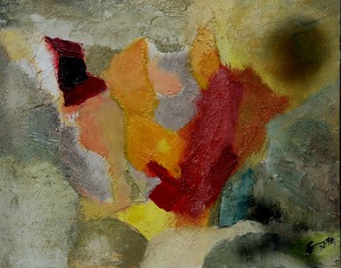 Malerei mit dem Titel "Composition 2010" von Albert Enz, Original-Kunstwerk
