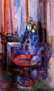 Painting titled "Ancellin-Bouquet" by Albert Lebourg, Original Artwork