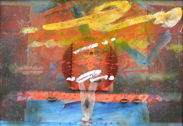 Pintura titulada "Verano" por Albert Casals, Obra de arte original
