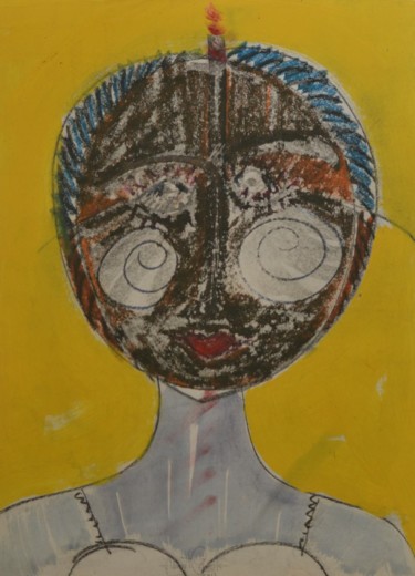 Pintura titulada "Cap Dona de Nit" por Albert Casals, Obra de arte original, Otro