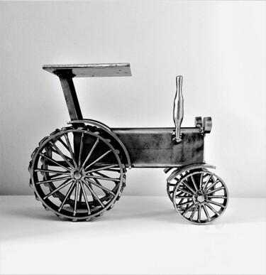 雕塑 标题为“Vintage Tractor - T…” 由Albert Dura, 原创艺术品, 金属