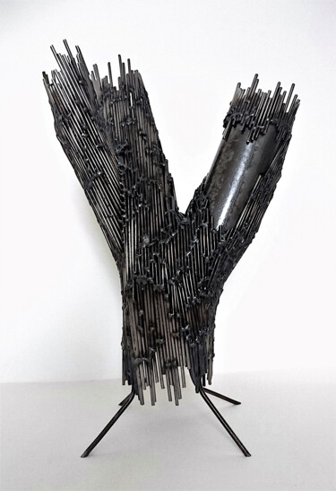 Sculpture titled "The Tree - Reconstr…" by Albert Dura, Original Artwork, Metals