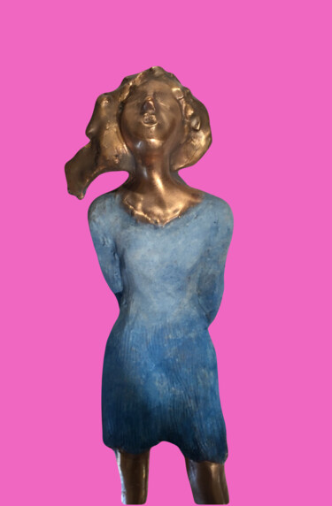 Skulptur mit dem Titel "Il bacio" von Albertini, Original-Kunstwerk, Bronze