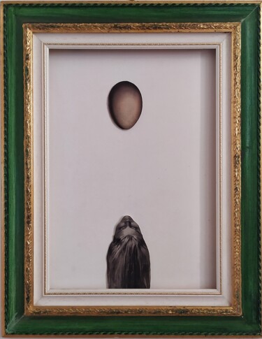 Collages intitulée "Quiete" par Alberto Bennati, Œuvre d'art originale, Collages Monté sur Pierre