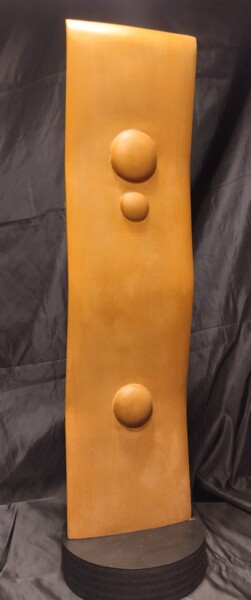 Sculpture titled "Immobile" by Alberto Cabiddu, Original Artwork, Wood