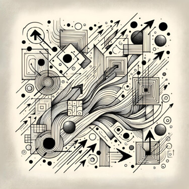 Цифровое искусство под названием "Divergent Direction…" - Alberto Capitani, Подлинное произведение искусства, Изображение, с…