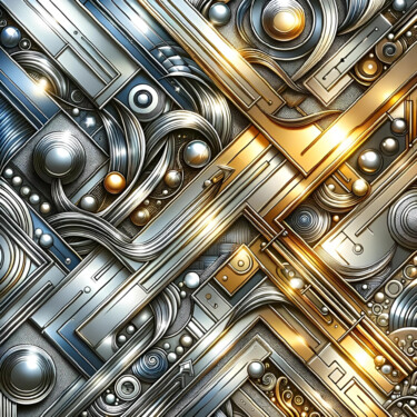 Digital Arts titled "Silent Symmetry: Ab…" by Alberto Capitani, Original Artwork, AI generated image