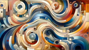 Arts numériques intitulée "Spiral Spectrum Ody…" par Alberto Capitani, Œuvre d'art originale, Image générée par l'IA