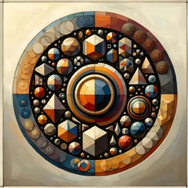 Digital Arts titled "Orbital Resonance" by Alberto Capitani, Original Artwork, AI generated image