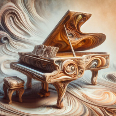 Digital Arts titled "Surreal Harmony: A…" by Alberto Capitani, Original Artwork, AI generated image