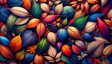 数字艺术 标题为“Autumn Spectrum: A…” 由Alberto Capitani, 原创艺术品, AI生成的图像