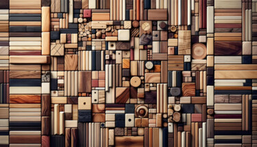 Digitale Kunst getiteld "Intricate Patterns:…" door Alberto Capitani, Origineel Kunstwerk, AI gegenereerde afbeelding