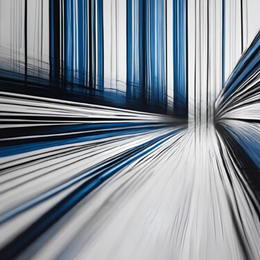 Digital Arts titled "Horizon Beyond Barr…" by Alberto Capitani, Original Artwork, AI generated image