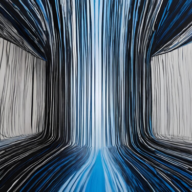 "Vortex of Illusion:…" başlıklı Dijital Sanat Alberto Capitani tarafından, Orijinal sanat, AI tarafından oluşturulan görüntü