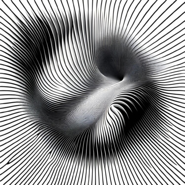 Arts numériques intitulée "Central Vortex in M…" par Alberto Capitani, Œuvre d'art originale, Image générée par l'IA