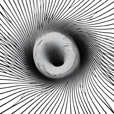 Artes digitais intitulada "Swirling Convergenc…" por Alberto Capitani, Obras de arte originais, Imagem gerada por IA