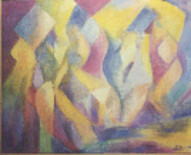 Pittura intitolato "abstraction # 32" da Alberto Graue, Opera d'arte originale