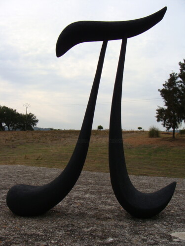 Skulptur mit dem Titel "pi" von Alberto Kissola, Original-Kunstwerk