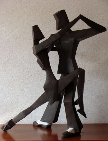 Sculpture intitulée "Tango" par Alberto Kissola, Œuvre d'art originale, Résine