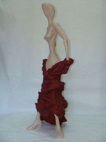 Skulptur mit dem Titel "Sevilhana" von Alberto Kissola, Original-Kunstwerk, Andere