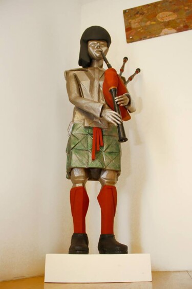 Sculpture titled "Gaita-de-foles" by Alberto Kissola, Original Artwork, Other