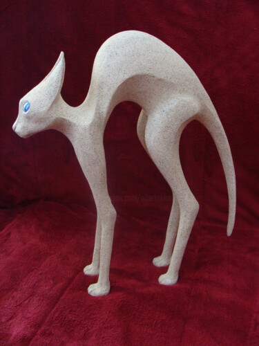 Sculpture titled "Sphynx" by Alberto Kissola, Original Artwork, Other