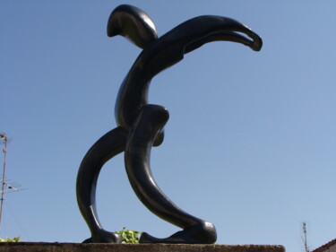 Escultura intitulada "Dancer" por Alberto Kissola, Obras de arte originais, Resina