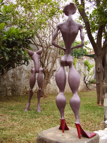 Escultura intitulada "Sculpture garden" por Alberto Kissola, Obras de arte originais