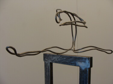 Sculptuur getiteld "hurdles" door Alberto Kissola, Origineel Kunstwerk, Metalen