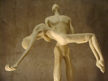 Скульптура под названием "Pina Bausch 2" - Alberto Kissola, Подлинное произведение искусства, Смола