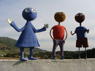 雕塑 标题为“maricarmen, javi y…” 由Alberto Kissola, 原创艺术品, 其他
