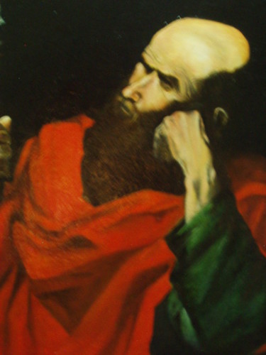 Painting titled "san-paolo-soldato-d…" by Alberto Mauri, Original Artwork